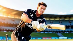 Zealand's Kane Williamson in action.